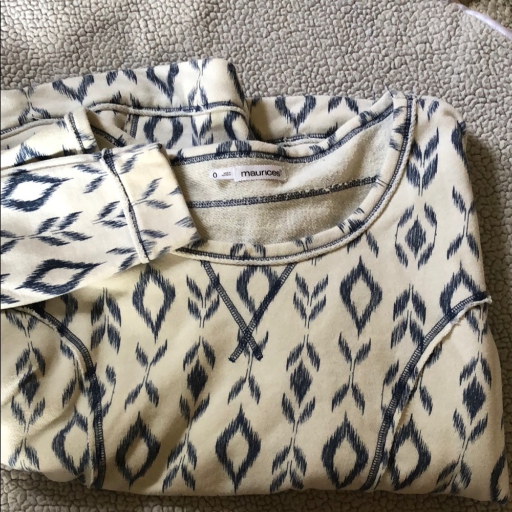 Maurice’s sweatshirt